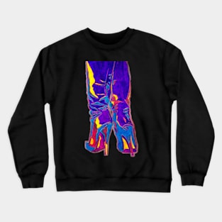 nightlife boots Crewneck Sweatshirt